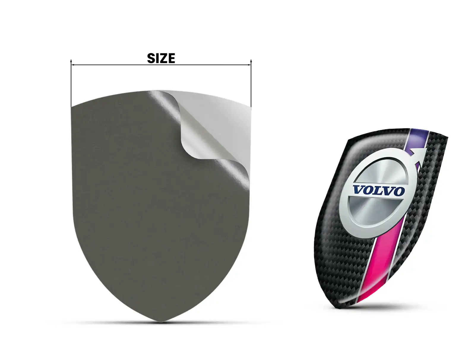 Volvo Emblemas Auto Personalizados Resistentes Universal